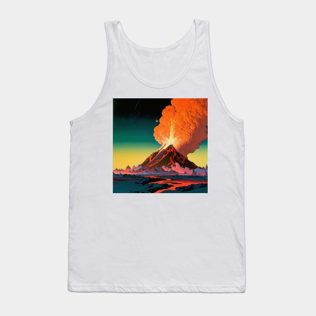 Fiery eruption 1 Tank Top by AstroRisq